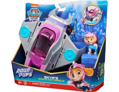 Spin Master Tlapková patrola Aqua vozidla s figurkou Skye