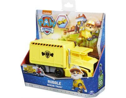 Spin Master Tlapková patrola Big trucks vozidlo Rubble