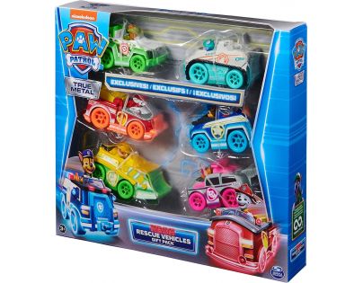 Spin Master Tlapková patrola Die-cast multibalení neonových autíček