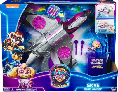 Spin Master Tlapková patrola ve velkofilmu Interaktivní letoun s figurkou Skye