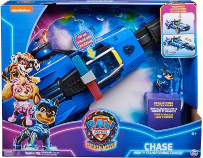Spin Master Paw Patrol ve velkofilmu Interaktivní vozidlo s figurkou Chase