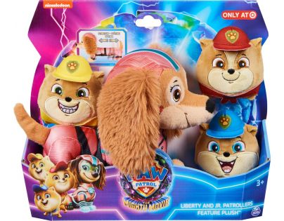 Paw Patrol film 2 Plyšák Liberty s kamarádem