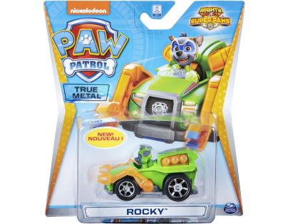 Spin Master Paw Patrol kovová autíčka super hrdinů Rocky