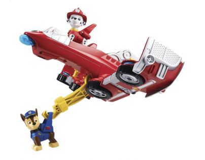 Paw Patrol rychle měnící se vozidla Marshall Flip a létající stroj