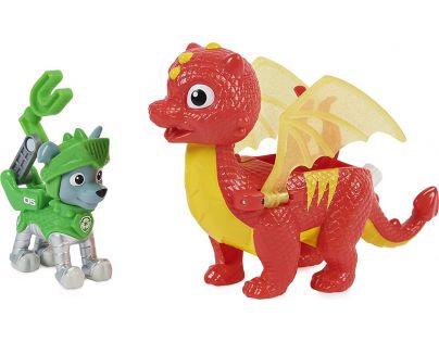 Paw Patrol Rytíři figurky s drakem Rocky