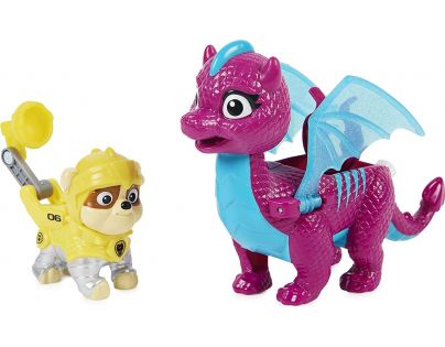 Paw Patrol Rytíři figurky s drakem Rubble