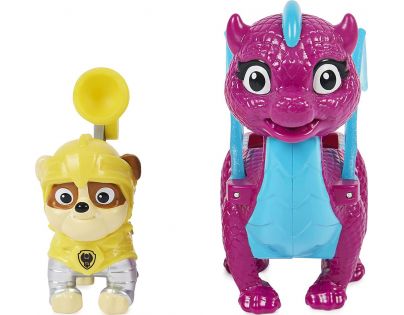 Paw Patrol Rytíři figurky s drakem Rubble