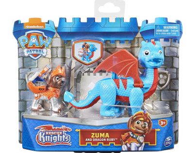 Paw Patrol rytíři figurky s drakem Zuma