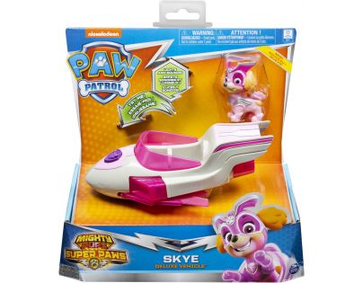 Spin Master Tlapková patrola super vozidla se světelným efektem Skye