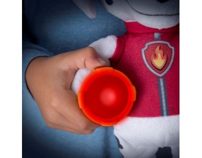 Spin Master Paw Patrol velké uspávací plyšové hračky Marshall s baterkou