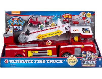 Paw Patrol Velký hasičský vůz s efekty