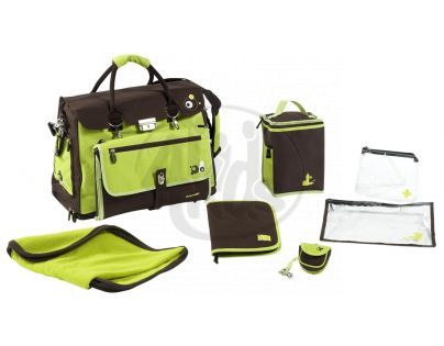 Přebalovací taška Free Hand CHOCO/GREEN Babymoov 043503