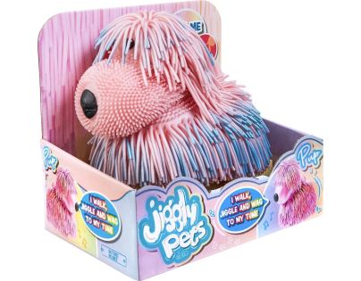 Eolo Pejsek mazlíček Jiggly perleťový růžový - Poškozený obal
