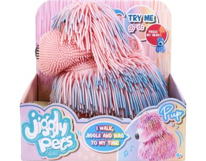 Eolo Pejsek mazlíček Jiggly perleťový růžový - Poškozený obal
