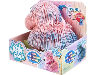 Eolo Pejsek mazlíček Jiggly perleťový růžový - Poškozený obal