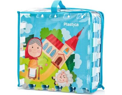 Plastica Puzzle pěnové Vesnice 9 dílků
