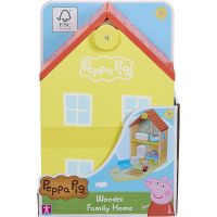 TM Toys Peppa Pig Dřevěný rodinný domek s figurkami a příslušenstvím 6