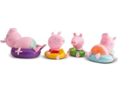 TM Toys Peppa Pig figurky do koupele 4 ks rodina