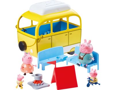 Peppa Pig karavan de Luxe s příslušenstvím 4 figurky