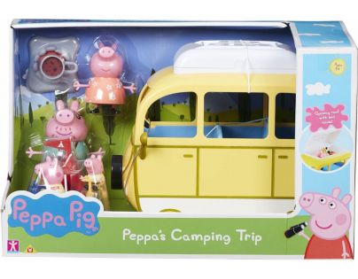 Peppa Pig karavan de Luxe s příslušenstvím 4 figurky