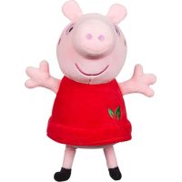 TM Toys Peppa Pig plyšová Peppa červené šatičky 20 cm
