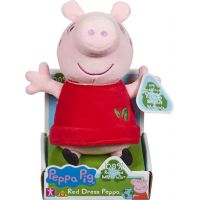TM Toys Peppa Pig plyšová Peppa červené šatičky 20 cm 3