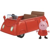 Peppa Pig Rodinné auto a figurka