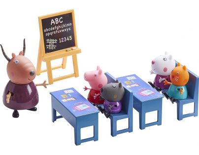 Peppa Pig školní třída 5 figurek - Poškozený obal