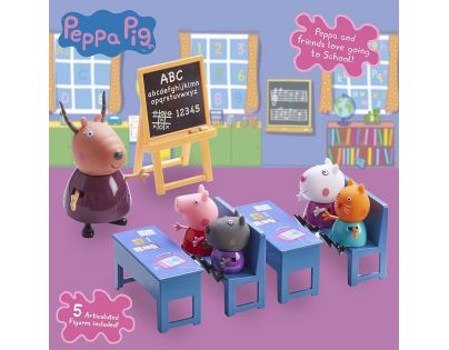 Peppa Pig školní třída 5 figurek