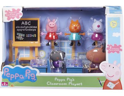 Peppa Pig školní třída 5 figurek