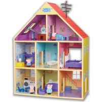 TM Toys Peppa Pig velký dřevěný rodinný dům se světlem a zvukem
