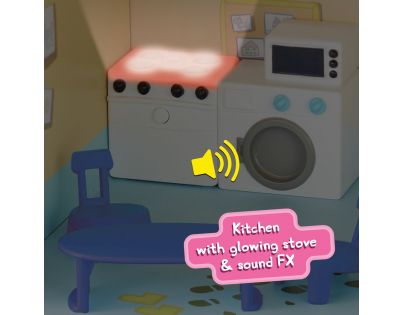 TM Toys Peppa Pig velký dřevěný rodinný dům se světlem a zvukem