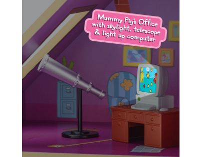 TM Toys Peppa Pig velký dřevěný rodinný dům se světlem a zvukem