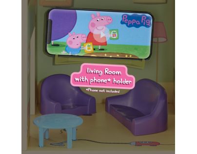 TM Toys Peppa Pig velký dřevěný rodinný dům se světlem a zvukem