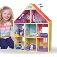TM Toys Peppa Pig velký dřevěný rodinný dům se světlem a zvukem 2