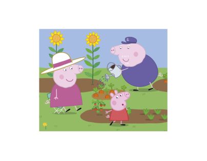 Dino Peppa Pig: Veselý den 20 Dřevěné licenční kostky