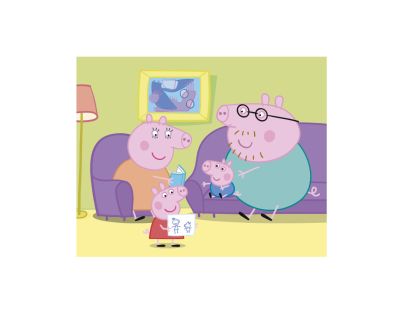 Dino Peppa Pig: Veselý den 20 Dřevěné licenční kostky