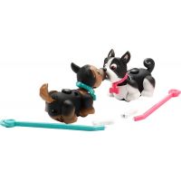 Pet Parade 2pack zvířátko 9,5 x 5 x 4 cm - černo-bílý pejsek