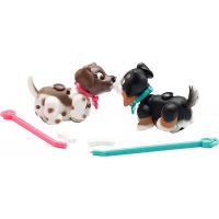 Pet Parade 2pack zvířátko 9,5 x 5 x 4 cm - flekatý pejsek