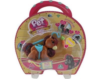 Pet Parade poník 8 x 8 x 2 cm 1pack hnědá