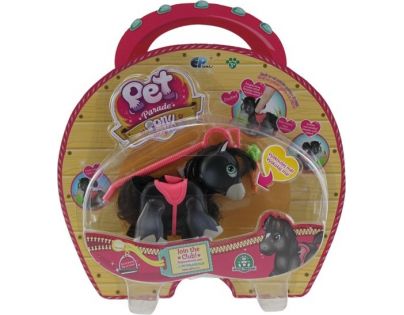 Pet Parade poník 8 x 8 x 2 cm 1pack černá