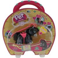 Pet Parade poník 8 x 8 x 2 cm 1pack černá
