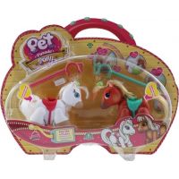 Pet Parade poník 8 x 8 x 2 cm 2pack bílý poník