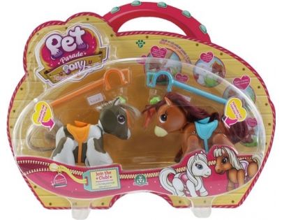 Pet Parade poník 8 x 8 x 2 cm 2pack strakatý poník