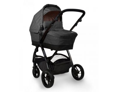 Petite & Mars Korba ke kočárku Vario Black Melange