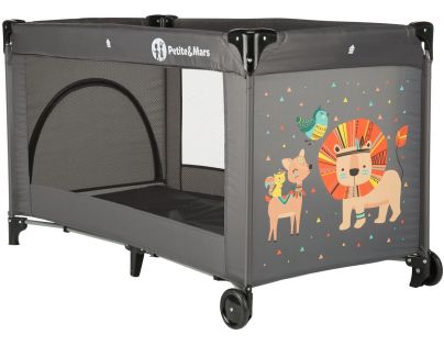 Petite&Mars Postýlka cestovní Koot Lion Grey