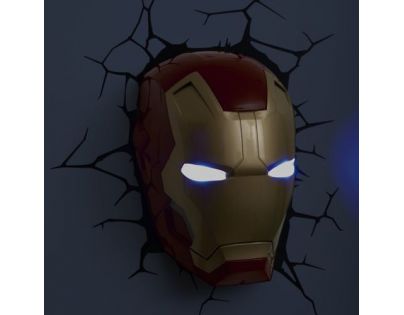 Philips Avengers 3D světlo na zeď Iron Man
