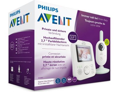 Philips AVENT Chůvička dětská video SCD831