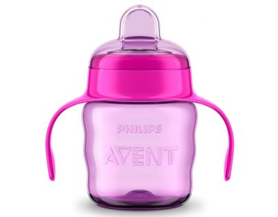 Philips Avent Hrneček pro první doušky Classic 200 ml růžový