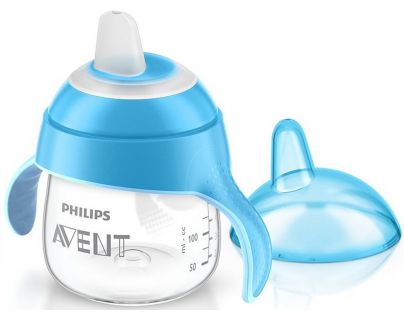 Philips Avent Hrneček pro první doušky Premium 200 ml - Modrá